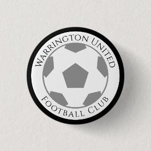 Badge Rond 2,50 Cm Votre nom de club de football