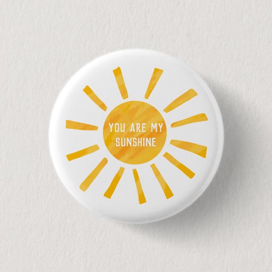Badge Rond 2,50 Cm Vous Êtes Mon Bouton Sunshine (Devant)