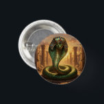 Badge Rond 2,50 Cm Wadjet – Ägyptische Schlangengöttin´6<br><div class="desc">Wadjet ist eine Kobra-Göttin aus der ägyptischen Mythologie und Schutzgöttin der Pharaonen sowie von Unterägypten. Sie steht für Schutz,  Macht und königliche Autorität.</div>