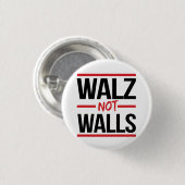 Badge Rond 2,50 Cm Walz NOT Walls (Devant & derrière)