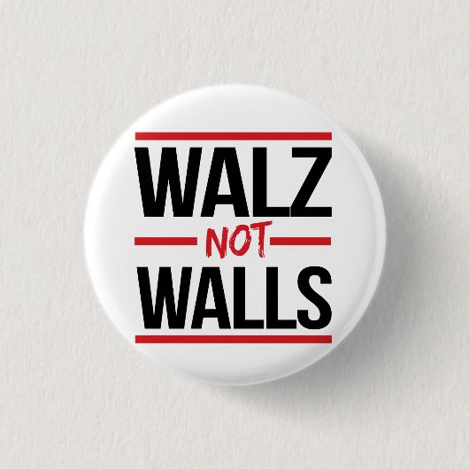 Badge Rond 2,50 Cm Walz NOT Walls (Devant)