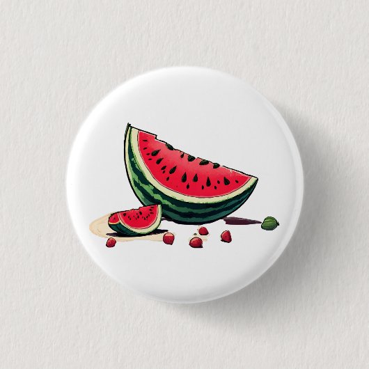Badge Rond 2,50 Cm Watermelon Palestine (Devant)