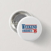 Badge Rond 2,50 Cm Week-end @ Berrnie 2016 (Devant & derrière)