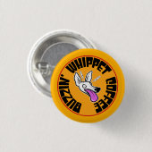 Badge Rond 2,50 Cm Whippet de Buzzin (Devant & derrière)