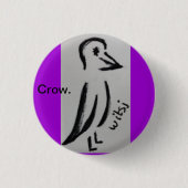 Badge Rond 2,50 Cm wicca kids (Devant)