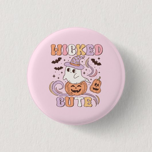 Badge Rond 2,50 Cm Wicked Cute Halloween (Devant)