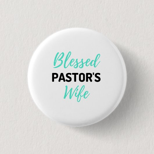 Badge Rond 2,50 Cm Wife bl (Devant)