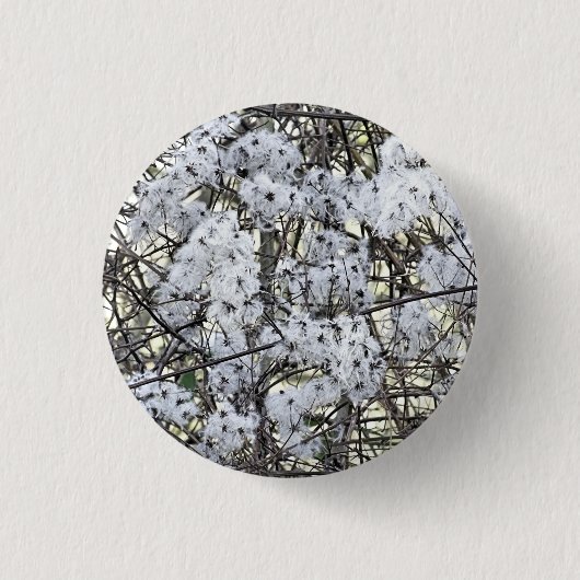 BADGE ROND 2,50 CM WILD CLEMATIS (Devant)
