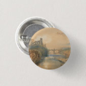 Badge Rond 2,50 Cm William Turner Barnard Castle (Devant & derrière)