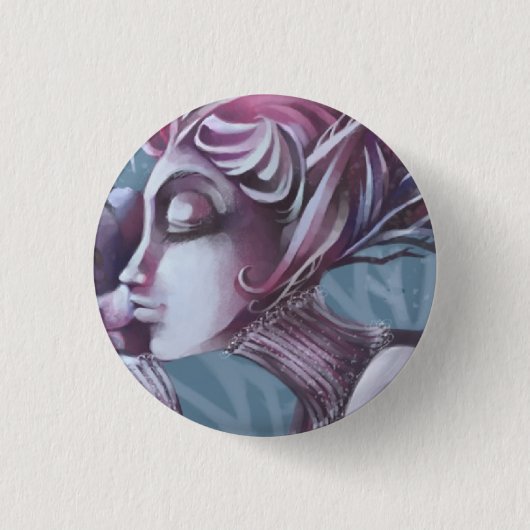 Badge Rond 2,50 Cm WintersKiss (Devant)