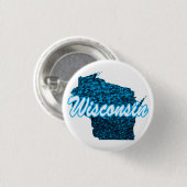Badge Rond 2,50 Cm Wisconsin (Devant & derrière)