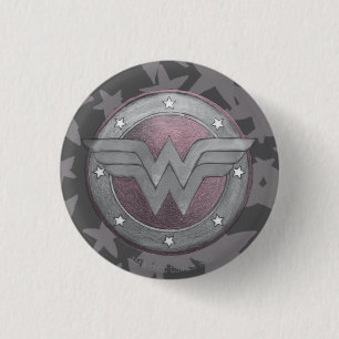 Badge Rond 2,50 Cm Wonder Woman Shield Motif