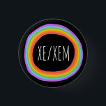 Badge Rond 2,50 Cm XE/XEM Pronounounounounours coloré arc-en-ciel Cer<br><div class="desc">Décorez votre tenue avec ce bouton d'art cool. Ça fait un grand cadeau ! Vous pouvez le customiser et ajouter du texte. Consultez ma boutique pour plus de couleurs et de motifs ! Faites-moi savoir si vous aimeriez quelque chose de personnalisé aussi.</div>