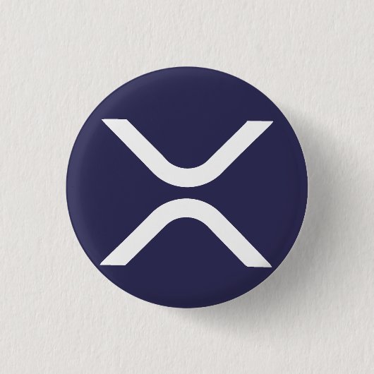 Badge Rond 2,50 Cm XRP cryptodevise - XRP (Devant)
