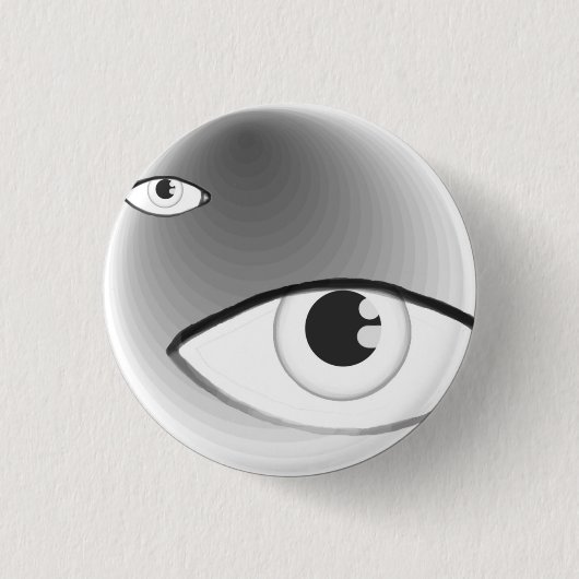 Badge Rond 2,50 Cm Yeux (Devant)