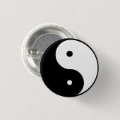 Badge Rond 2,50 Cm ying et Yang (Devant & derrière)