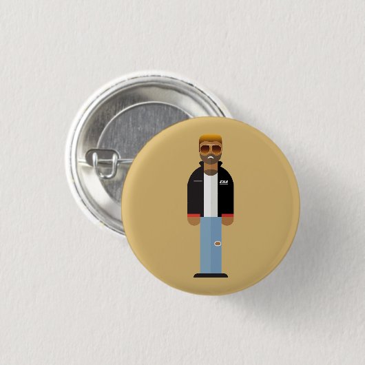 Badge Rond 2,50 Cm Yog – Pop Icon Button (Devant & derrière)