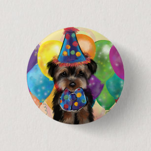 BADGE ROND 2,50 CM YORKIE
