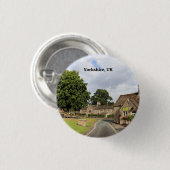 Badge Rond 2,50 Cm Yorkshire, Royaume-Uni (Devant & derrière)