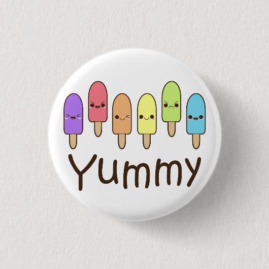 Badge Rond 2,50 Cm Yumm-o (Devant)