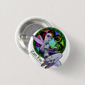 Badge Rond 2,50 Cm Zan Fae (#5) (Devant & derrière)