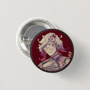 Badge Rond 2,50 Cm Zuuje Art anime v Tuber Ronde Button 7,6 Cm