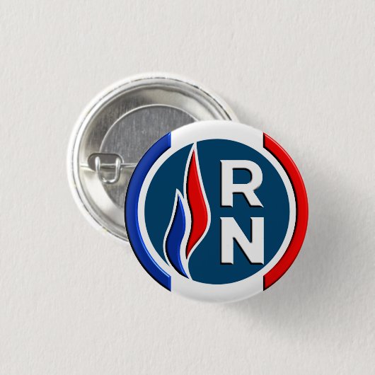 Badge rond 32 mm, RN 2022 3D (Devant & derrière)