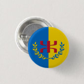 badge rond 3 cm logo kabylie (Devant & derrière)