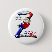 Badge rond 57mm, Zemmour 2027 (Devant)