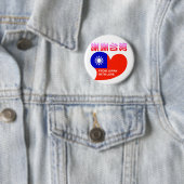BADGE ROND 5 CM ありがとう台湾 (En situation)