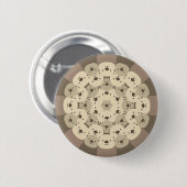 BADGE ROND 5 CM ぐるっとあにまる「カワイイラッコ親子」缶バッジ (Devant & derrière)