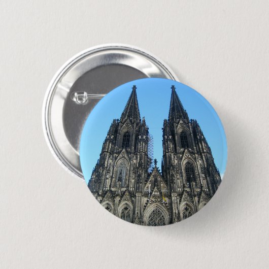 BADGE ROND 5 CM ケルン大聖堂 (Devant & derrière)