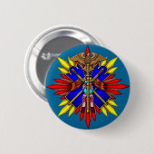 BADGE ROND 5 CM 勲章 (Devant & derrière)