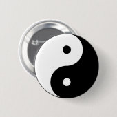 BADGE ROND 5 CM 太極拳　陰陽マーク　太極マーク　定番　タオ (Devant & derrière)