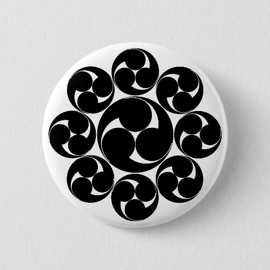 BADGE ROND 5 CM 板 巴 倉 (Devant)