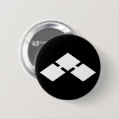 BADGE ROND 5 CM 榺​菱 (Devant & derrière)