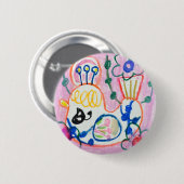BADGE ROND 5 CM 缶 ジ (Devant & derrière)