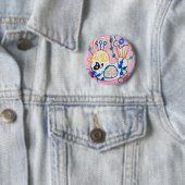 BADGE ROND 5 CM 缶 ジ (En situation)
