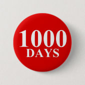 Badge Rond 5 Cm 1000 jours (Devant)