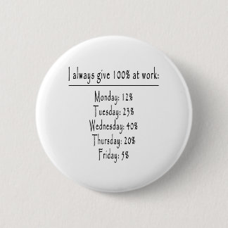 Badge Rond 5 Cm 100 % au bureau