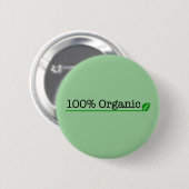 Badge Rond 5 Cm 100% bio (Devant & derrière)
