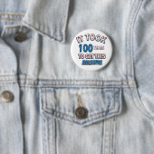 Badge Rond 5 Cm 100 conceptions d'anniversaire d'ans (En situation)