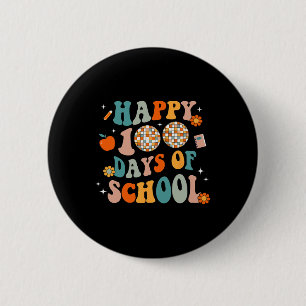Badge Rond 5 Cm 100 Jours 100E Jour D'École Pour Les Garçons Et Le
