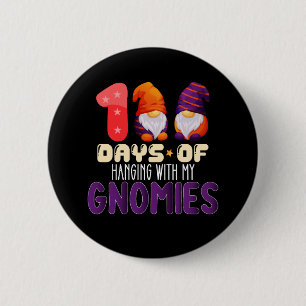 Badge Rond 5 Cm 100 jours à traîner avec mes nains d'école