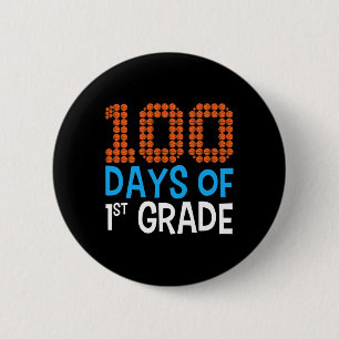 Badge Rond 5 Cm 100 jours de basketball de première année Sport 10