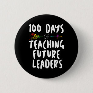 Badge Rond 5 Cm 100 Jours de Conception d'École Cadeau Pour Enseig