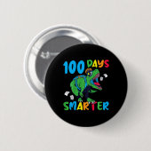 Badge Rond 5 Cm 100 Jours D'École 100 Jours Enfants Plus Intellige (Devant & derrière)