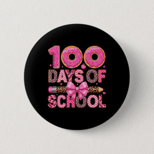Badge Rond 5 Cm 100 Jours D'école Enseignant Enfants 100 Jours Plu