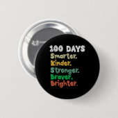 Badge Rond 5 Cm 100 Jours D'École Plus Smarteuse 100E Jours D'Écol (Devant & derrière)