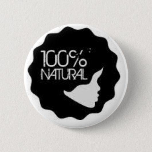Badge Rond 5 Cm 100% naturel (Devant)